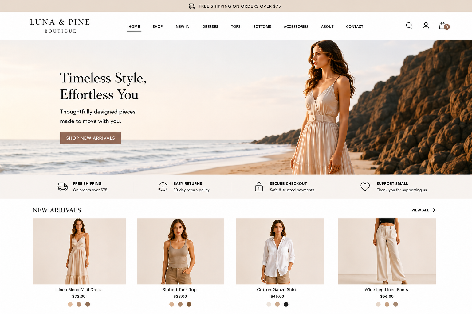 luna homepage