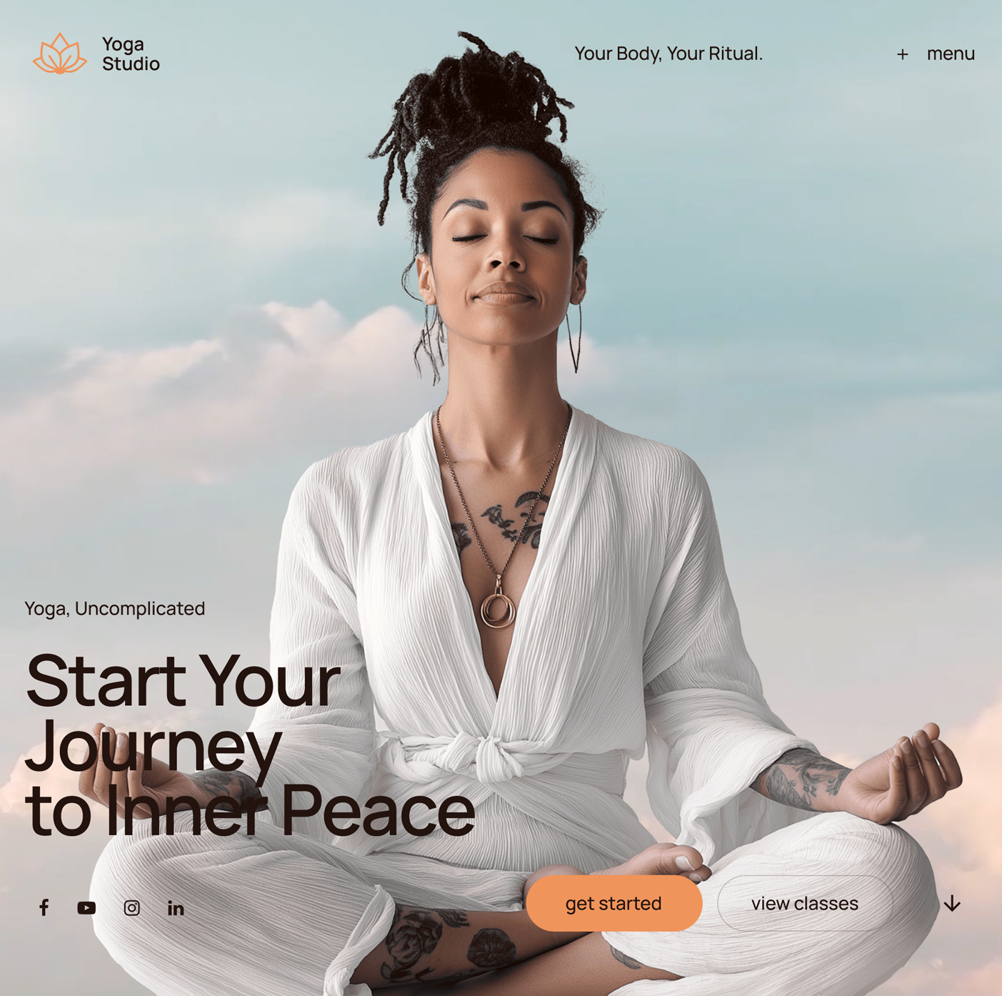 yogastudio portfolio home