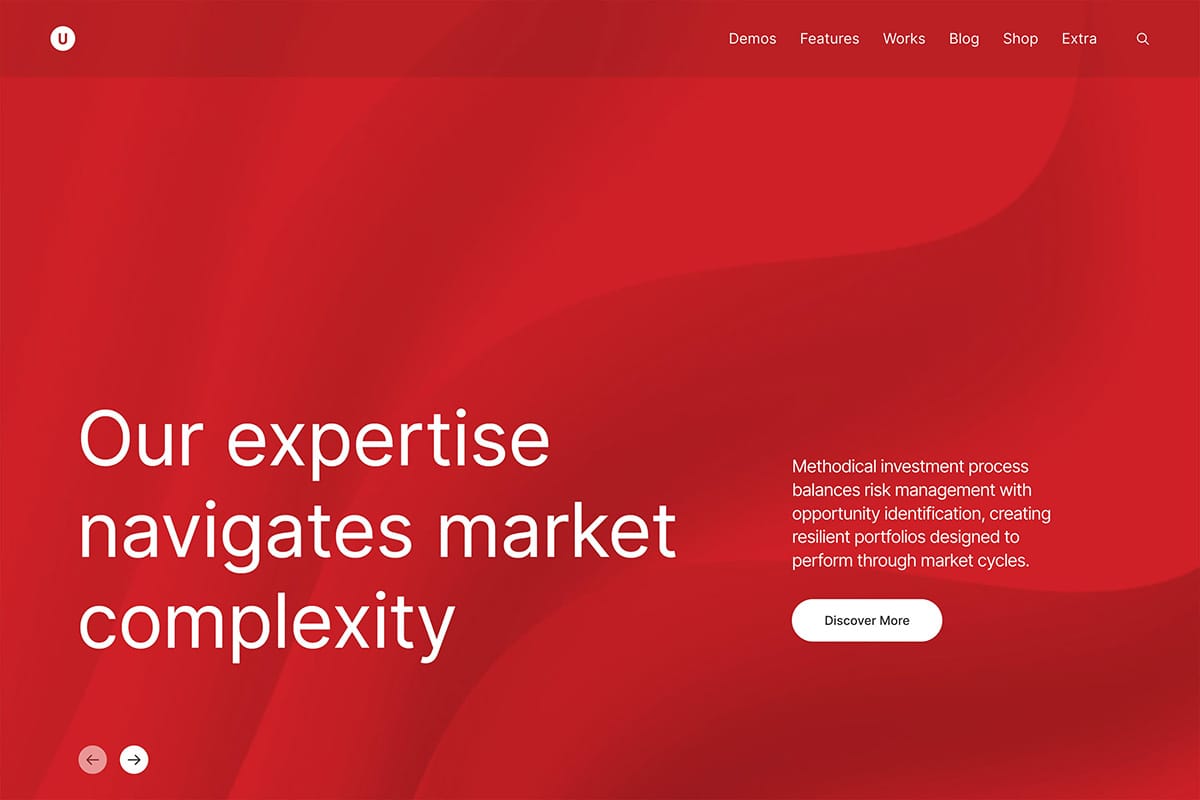 demo homepage Classic Business New Uncode 2025